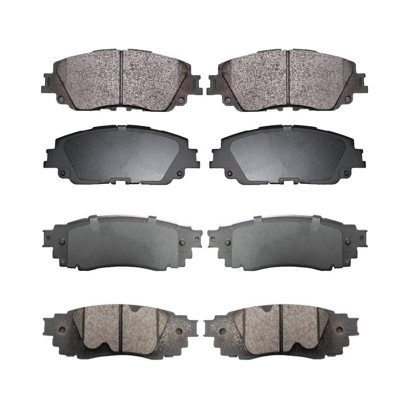 Disc Brake Pad Set, Front (Japan Built) (04465-33480)