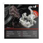 Disc Brake Caliper, Rear Left