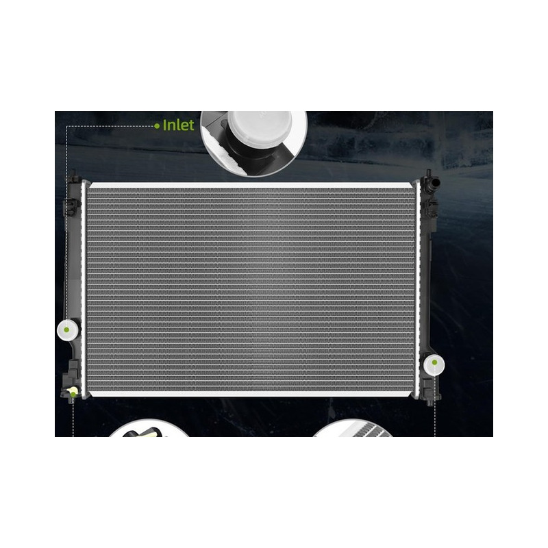 Radiator Assembly, 2.5L / 3.5L (USA built, without hybrid) (16400-F0010)